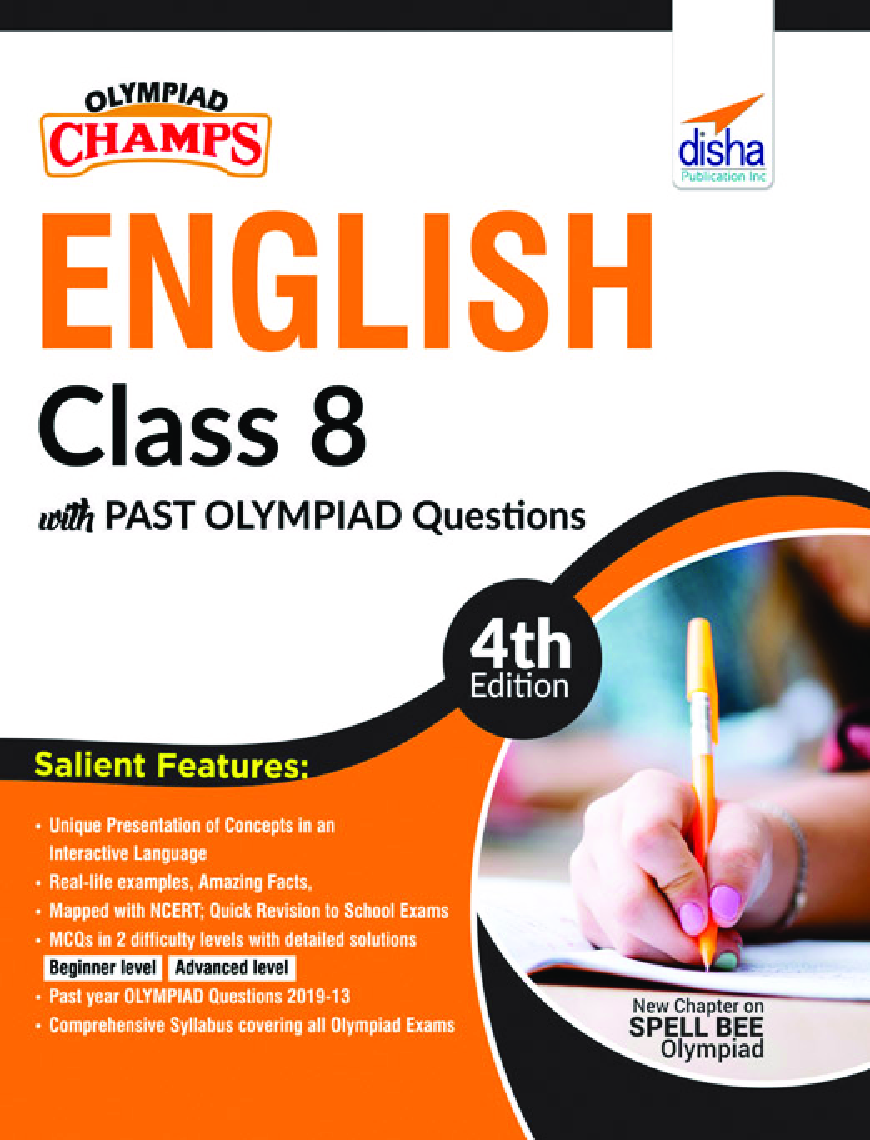 Olympiad Champs English Class 8 With Past Olympiad Questions 4th Edition - Page 1