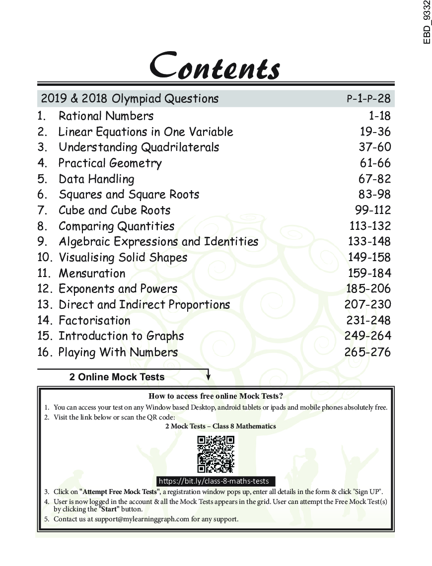 Olympiad Champs Mathematics Class 8 With Past Olympiad Questions 4th Edition - Page 5