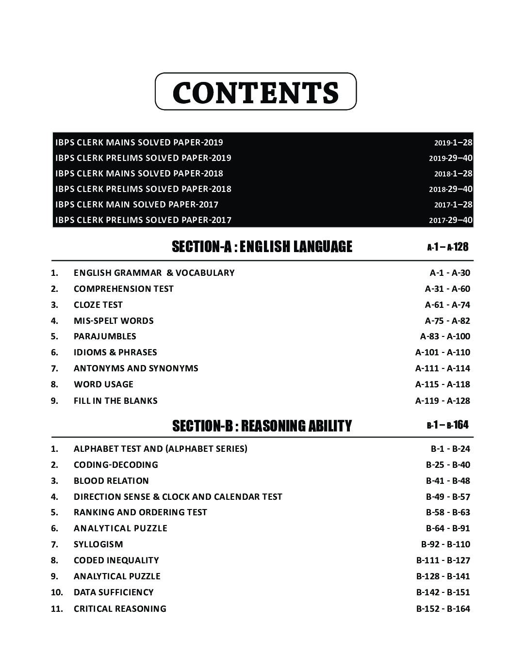 IBPS Bank Clerk Guide For Preliminary & Main Exams 2020-21 With 4 Online Tests (10th Edition) - Page 4