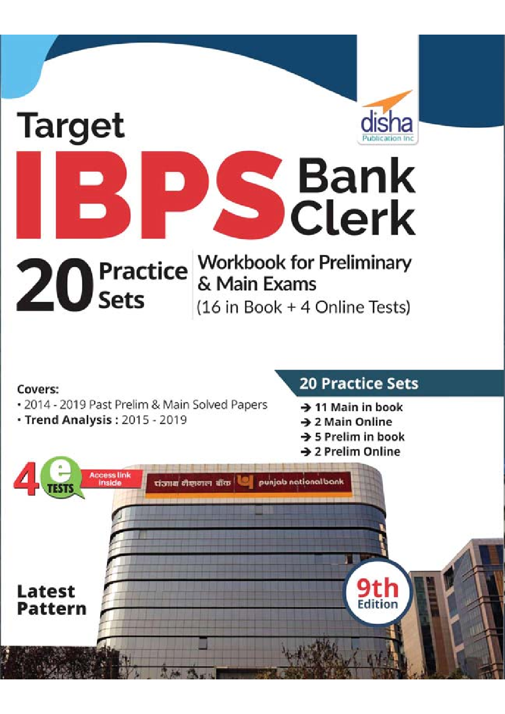 Target IBPS Bank Clerk 20 Practice Sets Workbook For Preliminary & Main Exams (16 In Book + 4 Online Tests) 9th Edition - Page 1