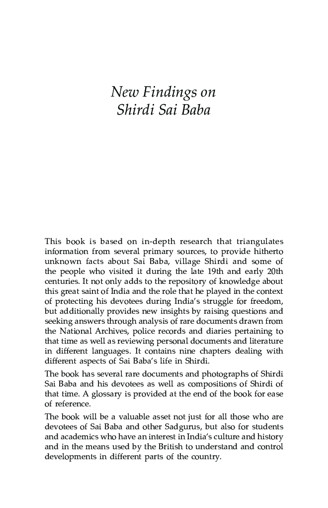 New Findings on Shirdi Sai Baba - Page 3