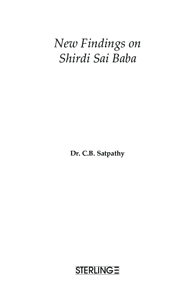 New Findings on Shirdi Sai Baba - Page 5
