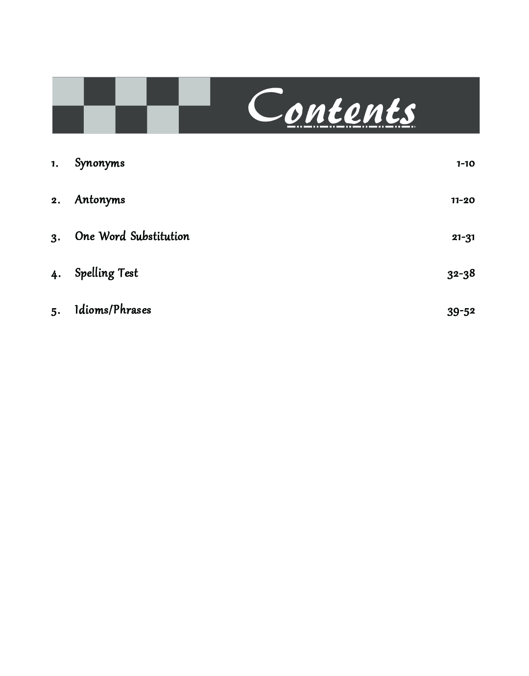 1000+ Vocabulary Based Previous Year Questions SSC Exams (2010-2019) - Page 4