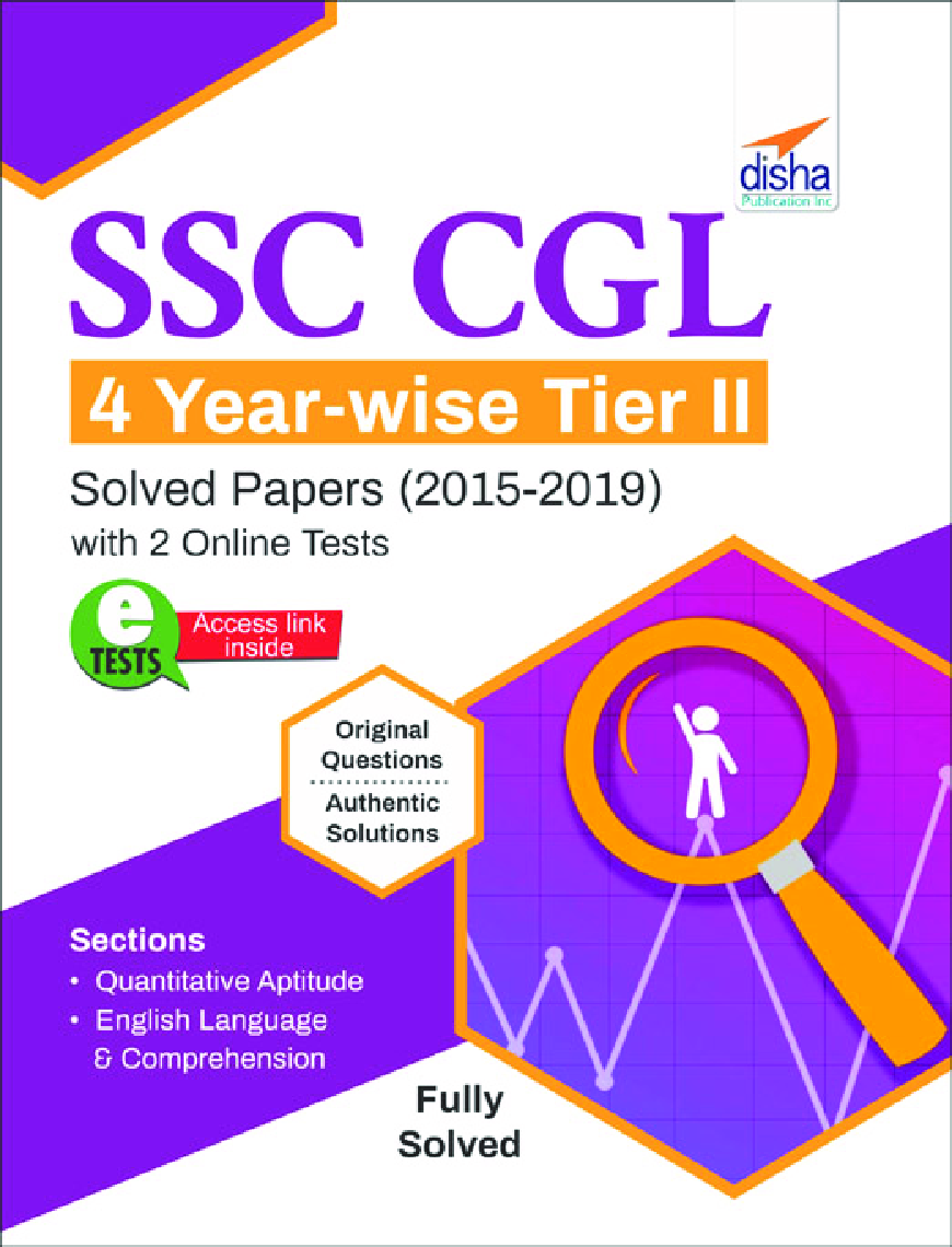 SSC CGL 4 Year-Wise Tier II Solved Papers (2015-2019) With 2 Online Tests - Page 1