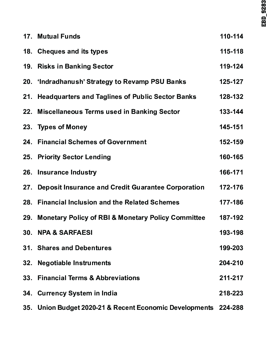 Banking Awareness For SBI & IBPS Bank Clerk/ PO/ RRB/ RBI/ LIC Exams 4th Edition - Page 5
