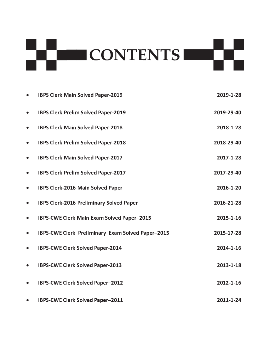 IBPS Clerk 9 Year-Wise Preliminary & Main Exams Solved Papers (2011-20) - Page 4