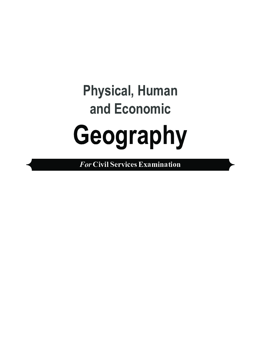 Physical, Human And Economic Geography For Civil Services Examination - Page 2