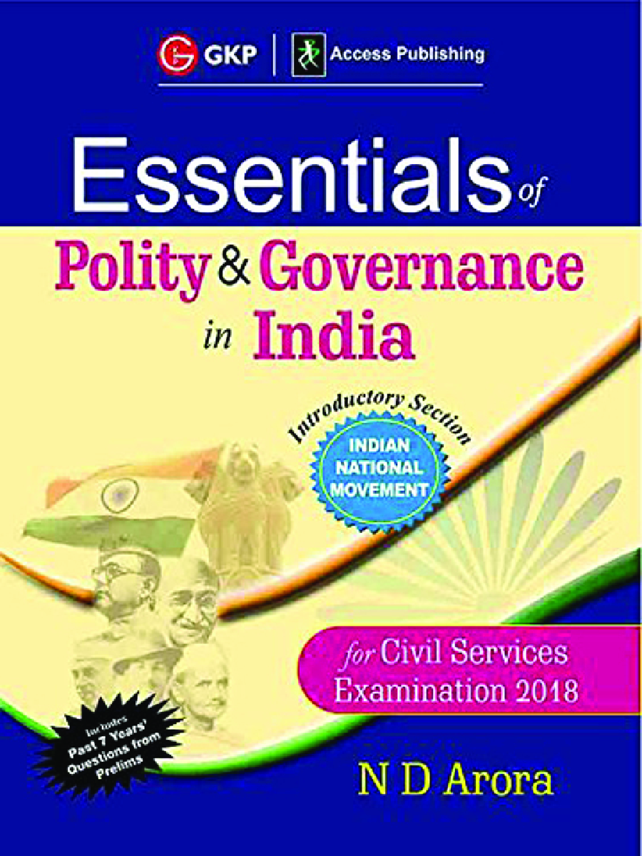 Essentials Of Polity & Governance In India  Civil Services Examination 2018 - Page 1