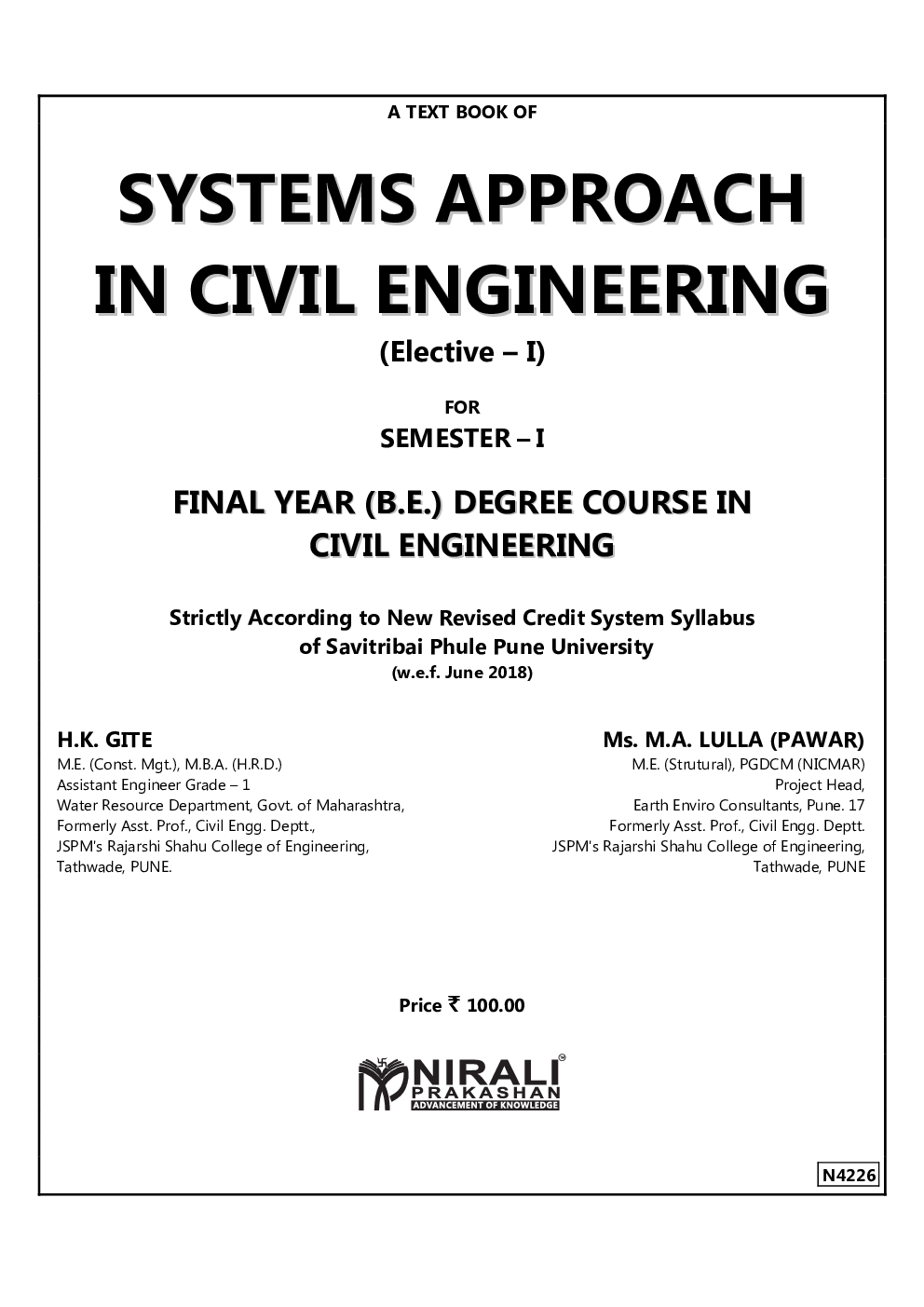 Systems Approach In Civil Engineering - Page 2