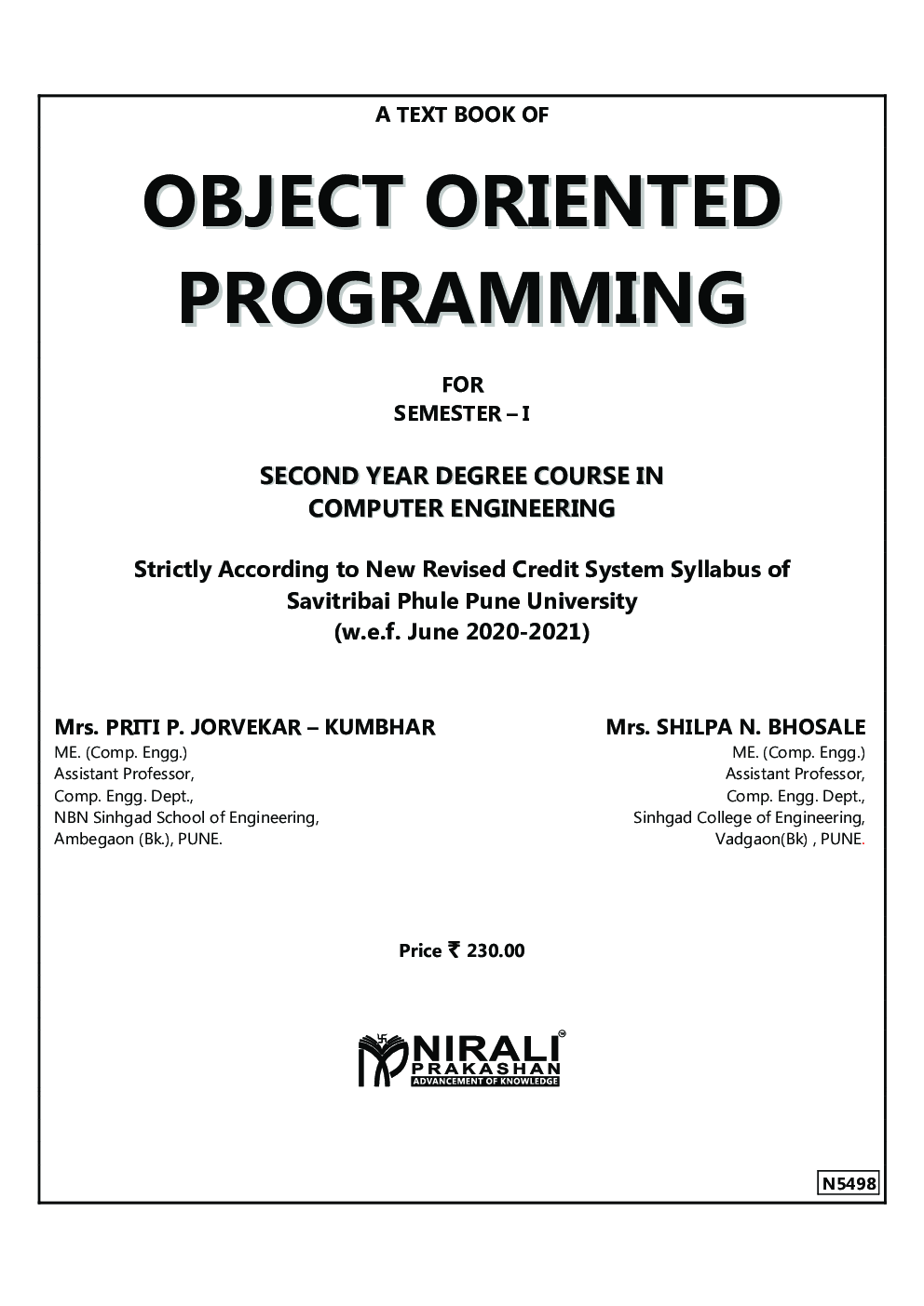 Object Oriented Programming - Page 2