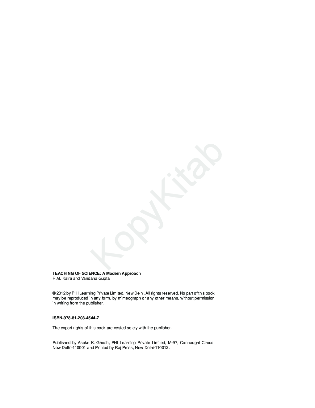 Teaching Of Science A Modern Approach - Page 3