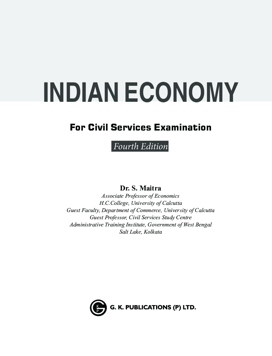 Indian Economy 4e For Civil Services Examination - Page 2