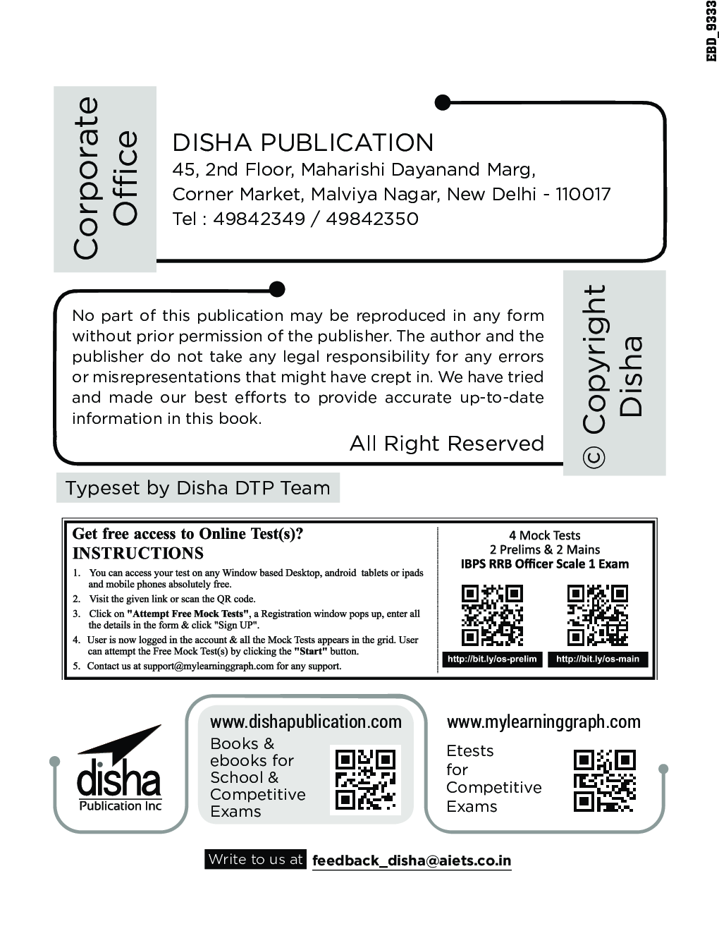 IBPS RRB Guide For Officer Scale 1 Preliminary & Main Exams 2020 With 4 Online Practice Sets 6th Edition - Page 3