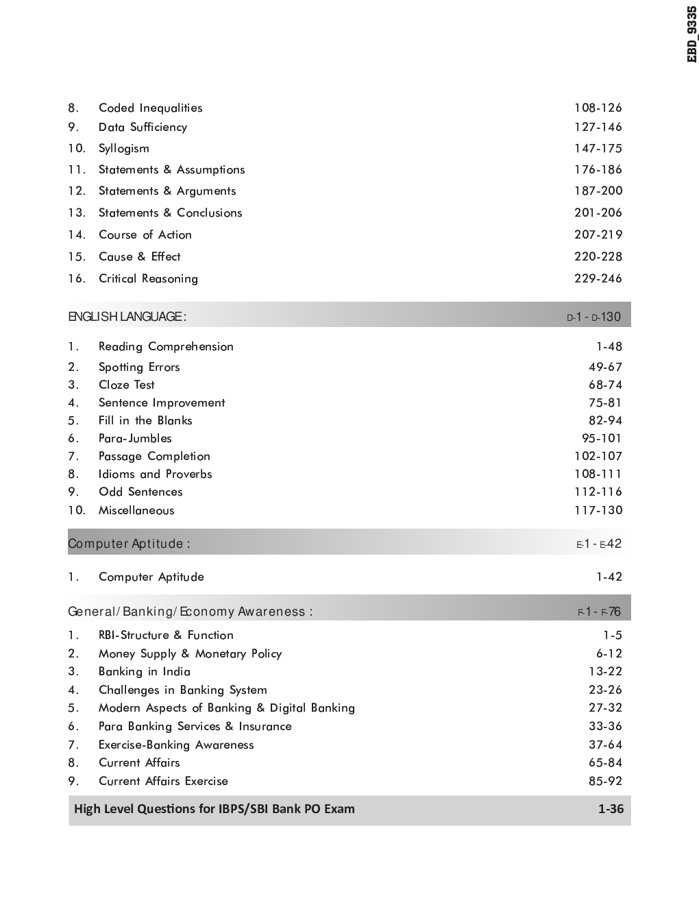 Comprehensive Guide To IBPS Bank PO/ MT Preliminary & Main Exams With 4 Online CBTs (9th Edition) - Page 5