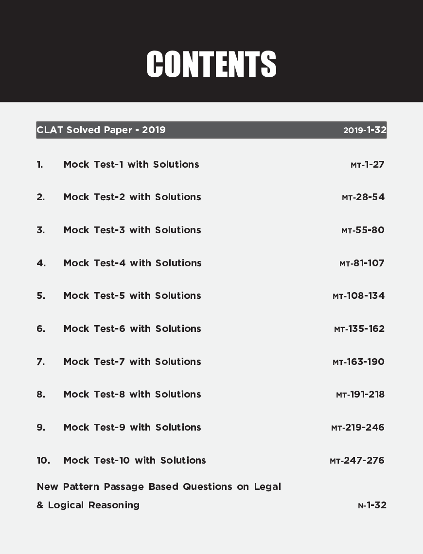 Super 10 Mock Tests For CLAT With Passage Based Questions - Page 4