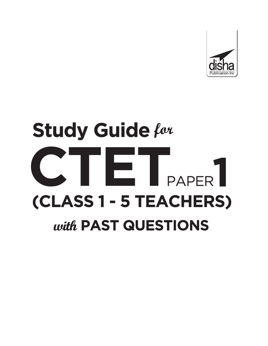 Study Guide For CTET Paper 1 (Class 1 - 5 teachers) With Past Questions 5th Edition - Page 2