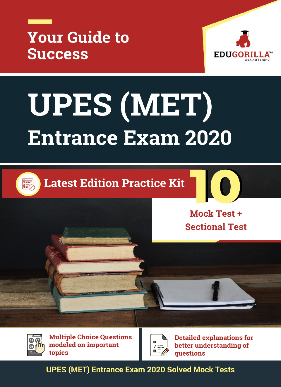 Download UPES Management Entrance Test 2020 with 10 Mock Test + Sectional Test PDF Online 2020