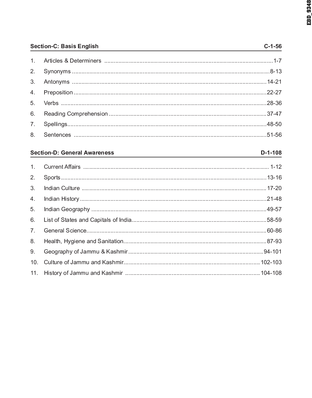 Guide For Jammu & Kashmir SSB (District/ Divisional /UT Cadre Posts) Exam 2020 - Page 5