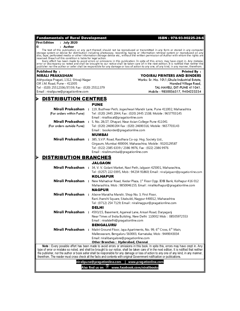 Fundamentals Of Rural Development - Page 3