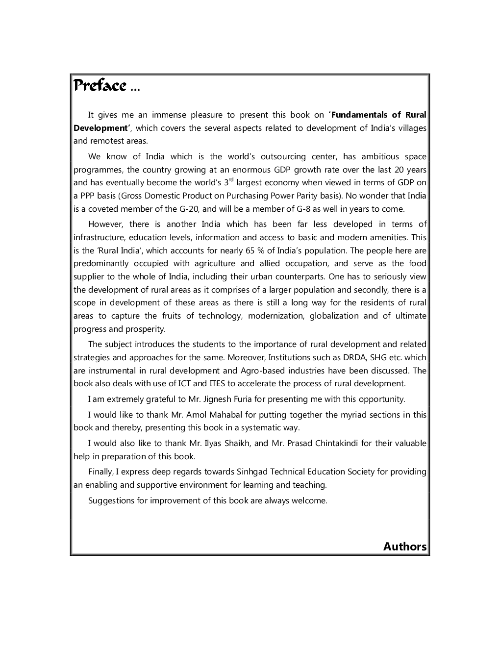 Fundamentals Of Rural Development - Page 4