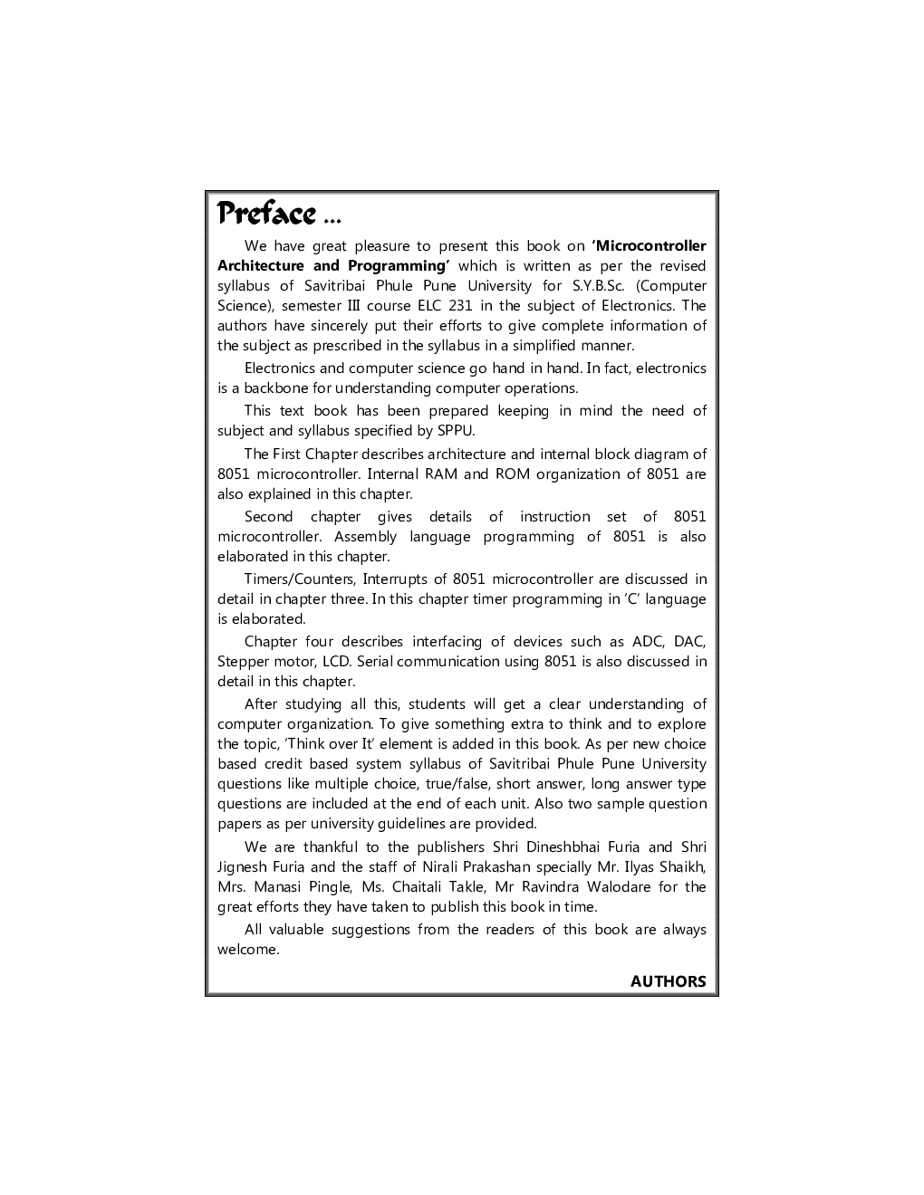 Microcontroller Architecture And Programming - Page 4
