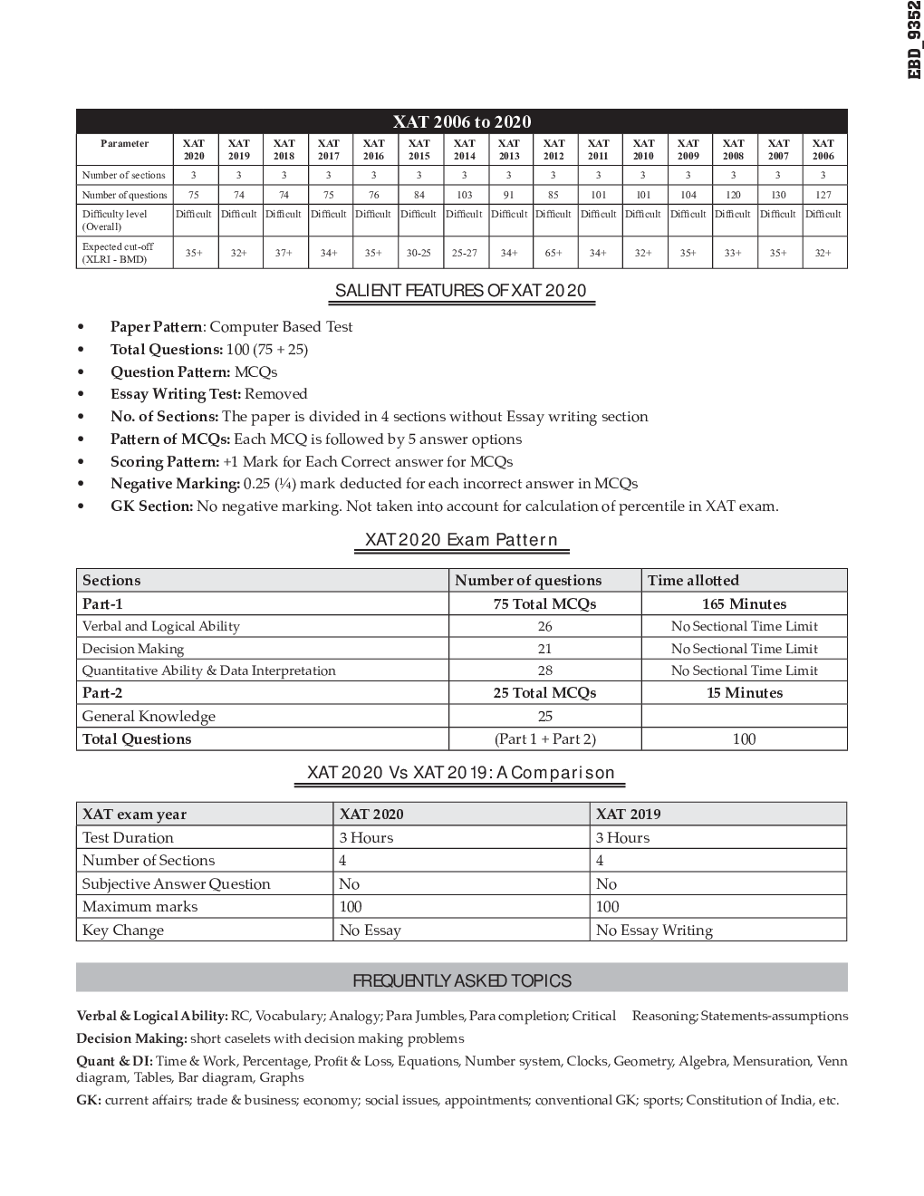 Target XAT 2021 (Past Papers 2005 - 2020 + 5 Mock Tests) 12th Edition - Page 5