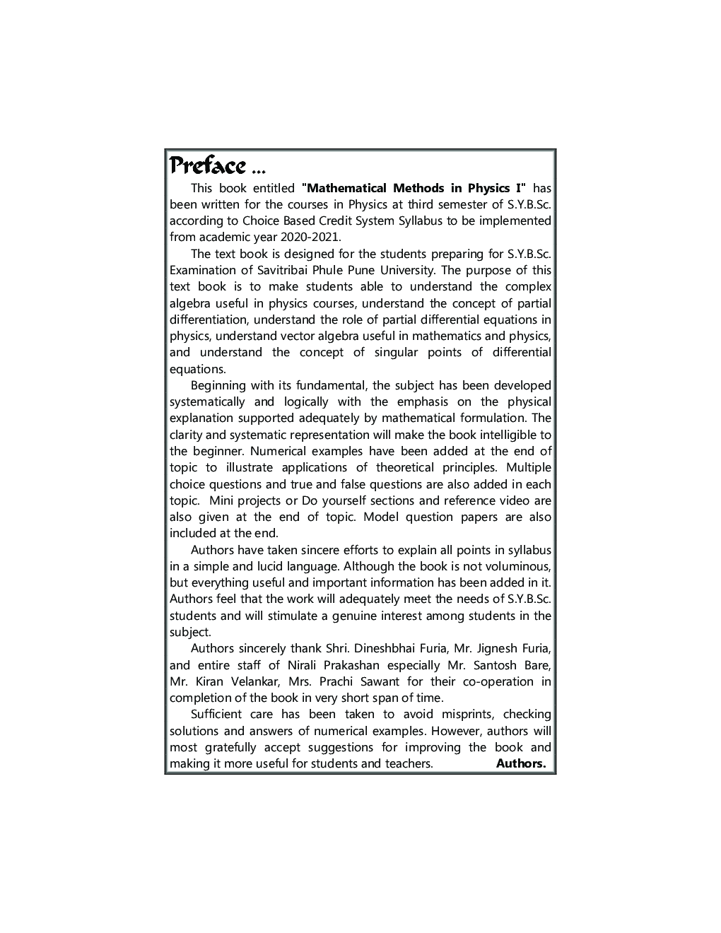 Mathematical Methods In Physics-I - Page 4