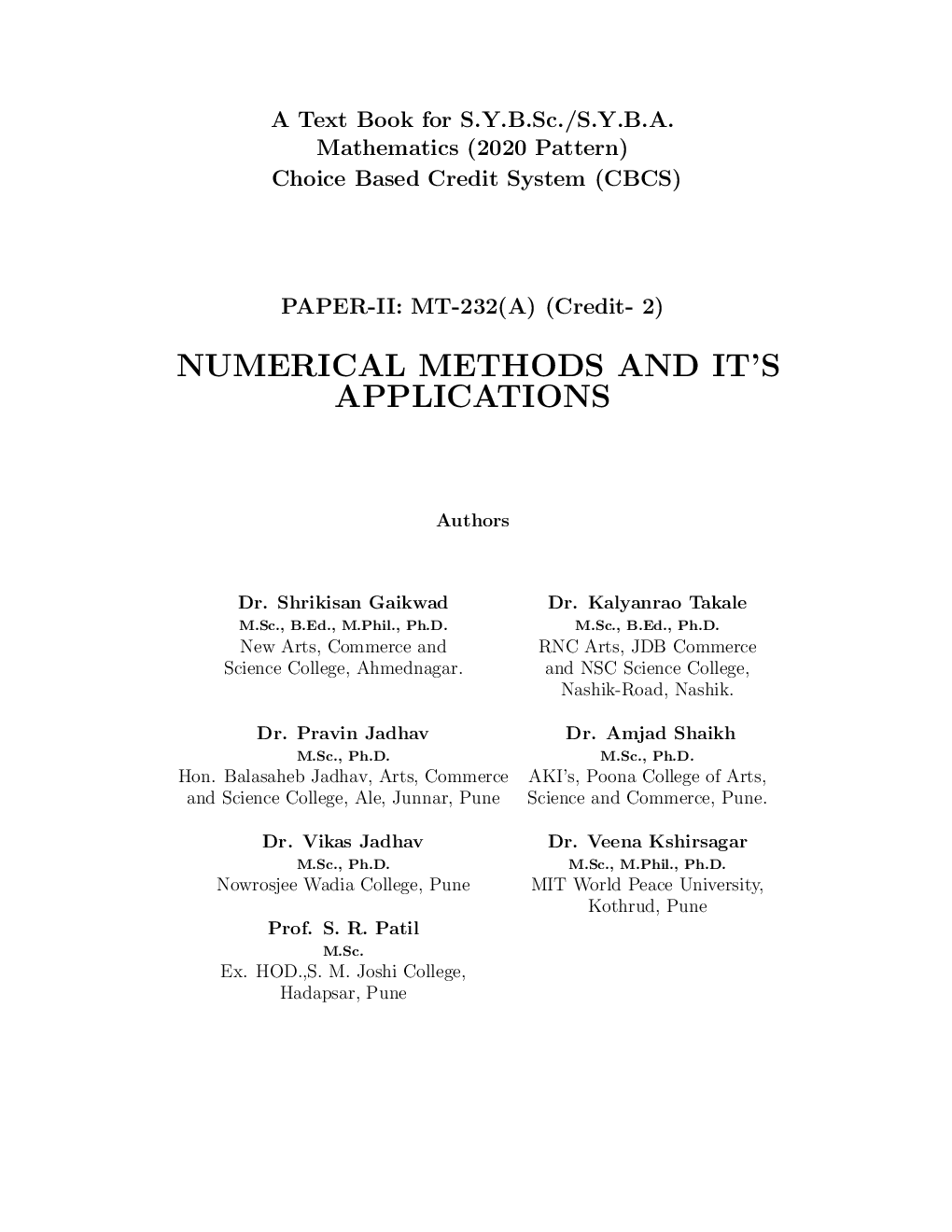 Numerical Methods And Its Applications - Page 4