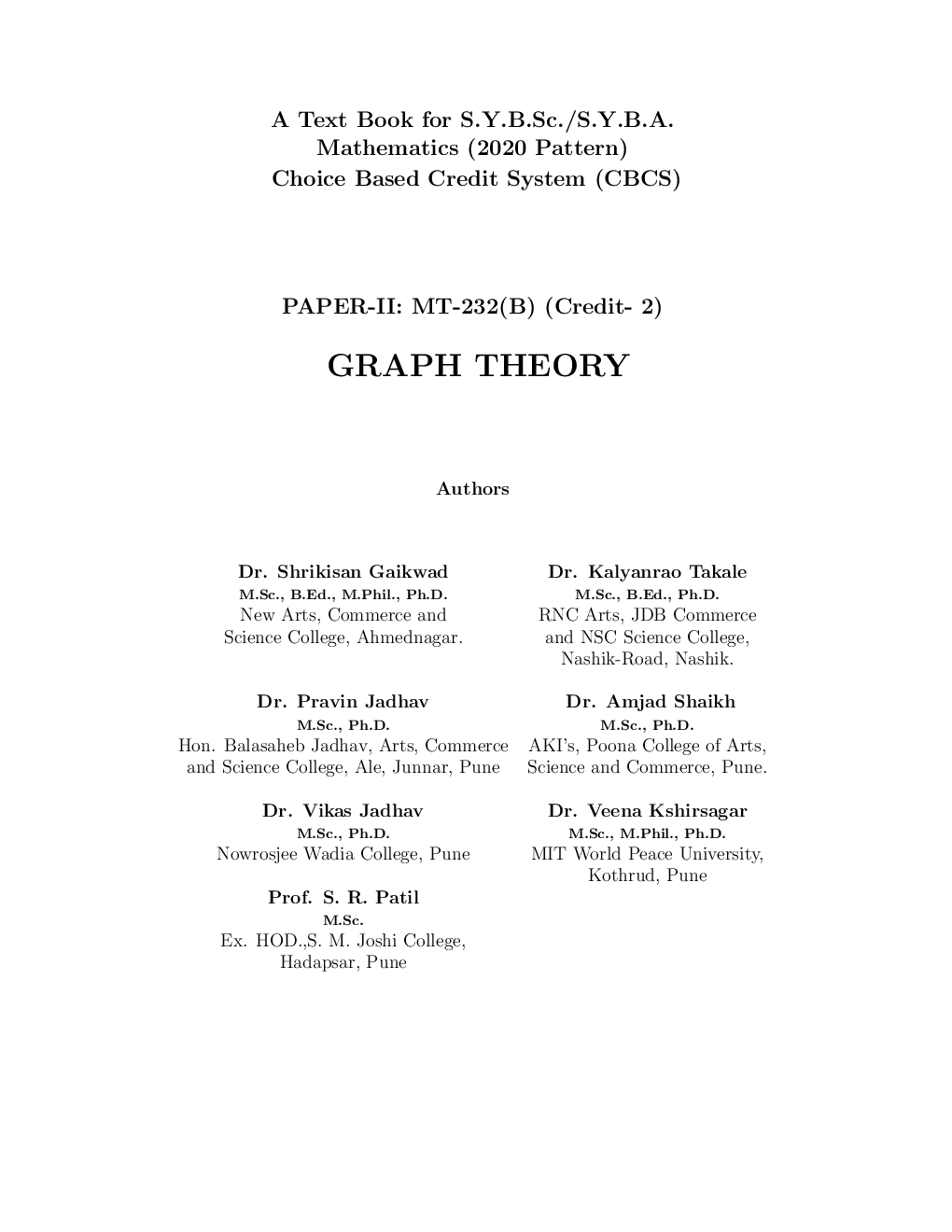 A Text Book For Graph Theory - Page 4