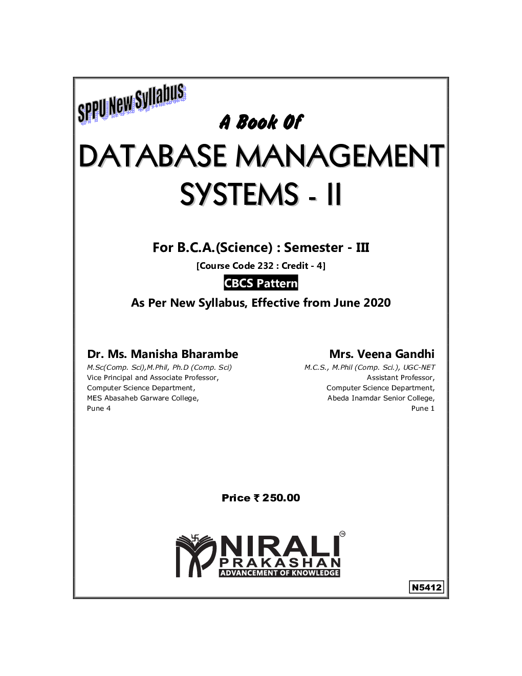 A Book Of Database Management Systems-II - Page 2