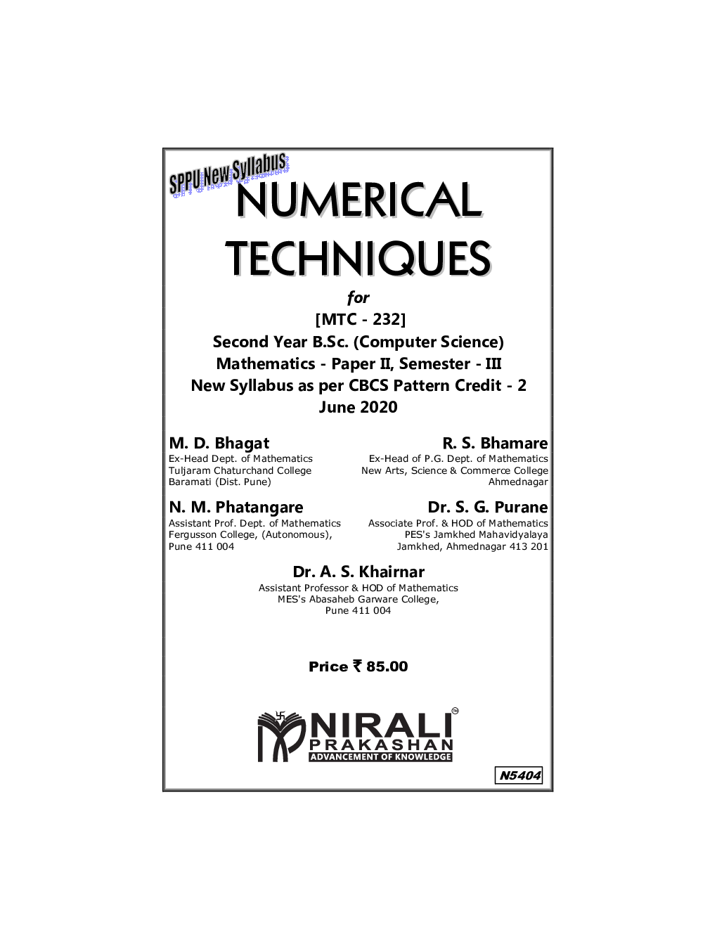 Numerical Techniques - Page 2
