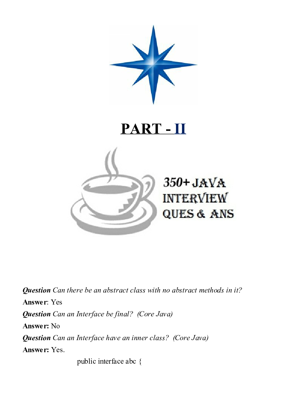 Java Interview Questions & Answer Part-II - Page 2