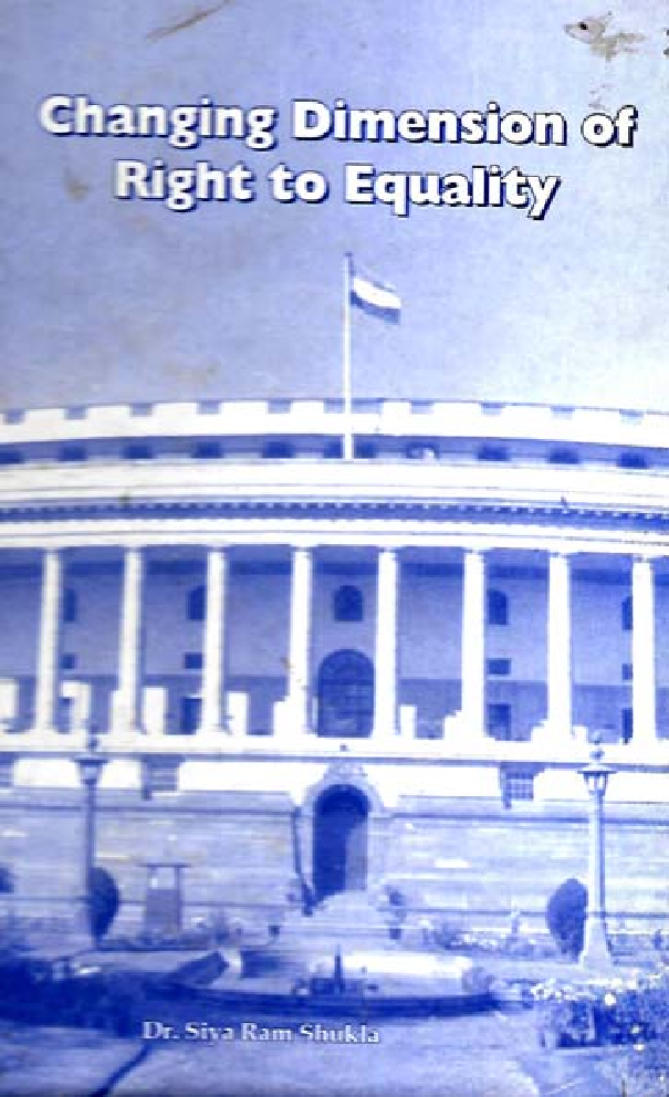 Changing Dimension Of Right To Equality - Page 1