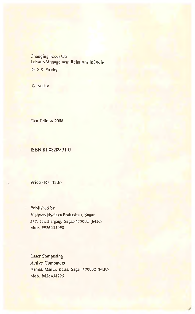 Changing Focus On Labour-Management Relations In India - Page 3