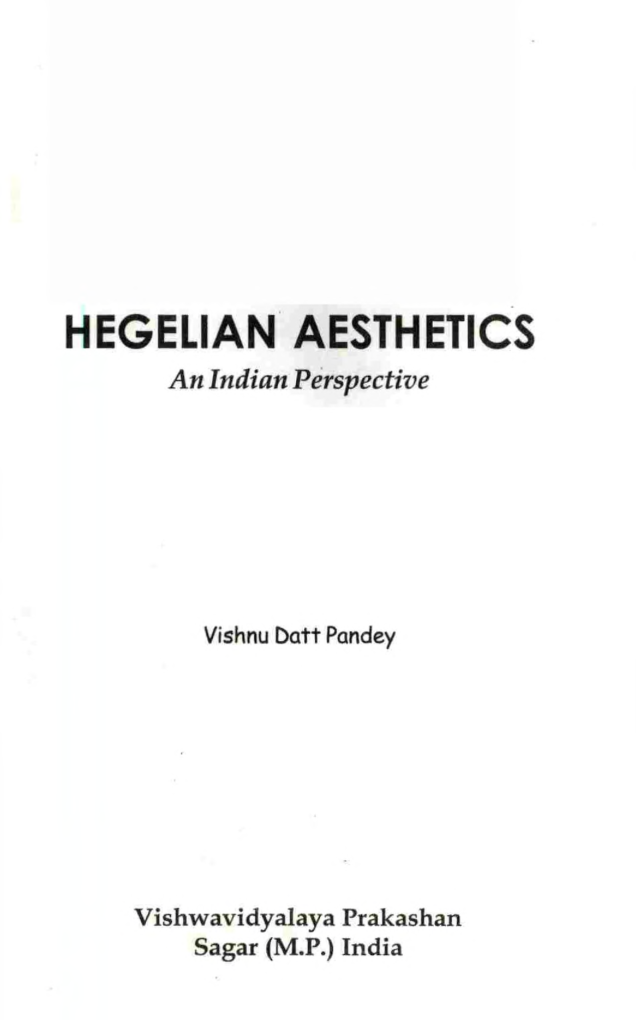 Hegelian Aesthetics - Page 2