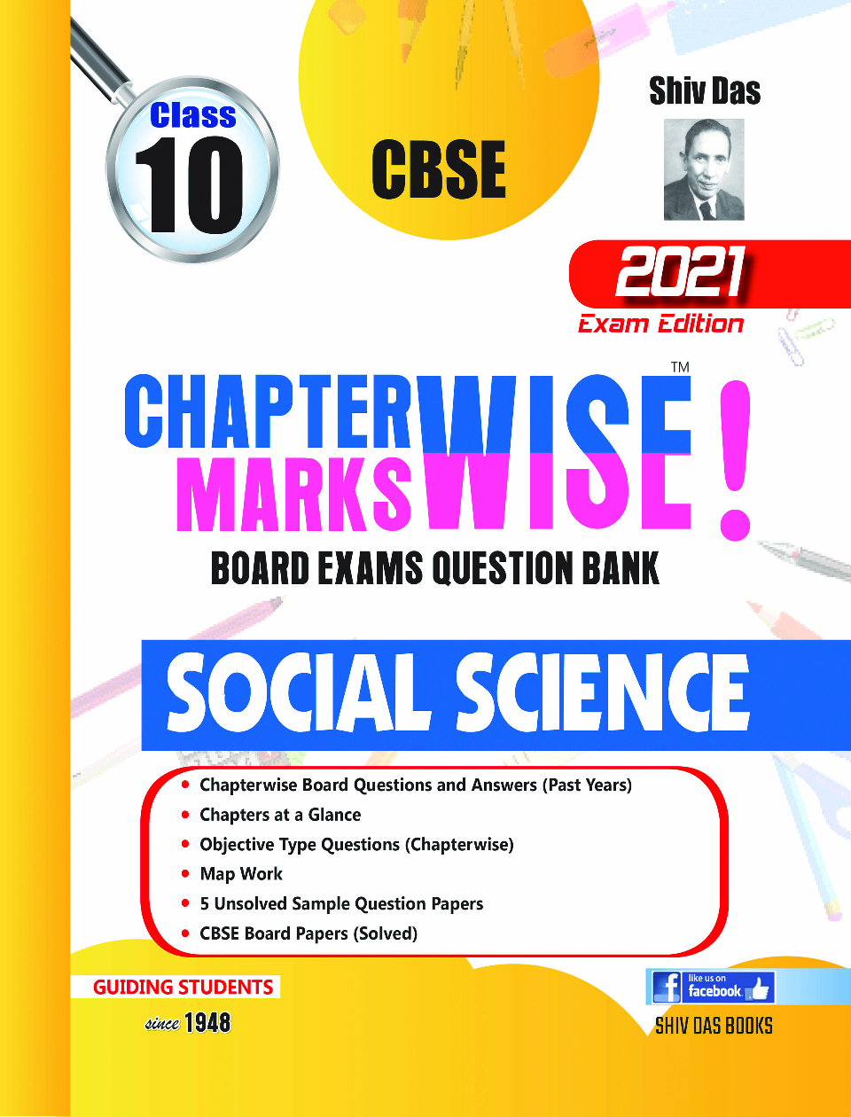 CBSE Chapterwise and Markswise Board Exam Question Bank By SHIVDAS for Class 10 Social Science (2021 Board Exam Edition) - Page 1