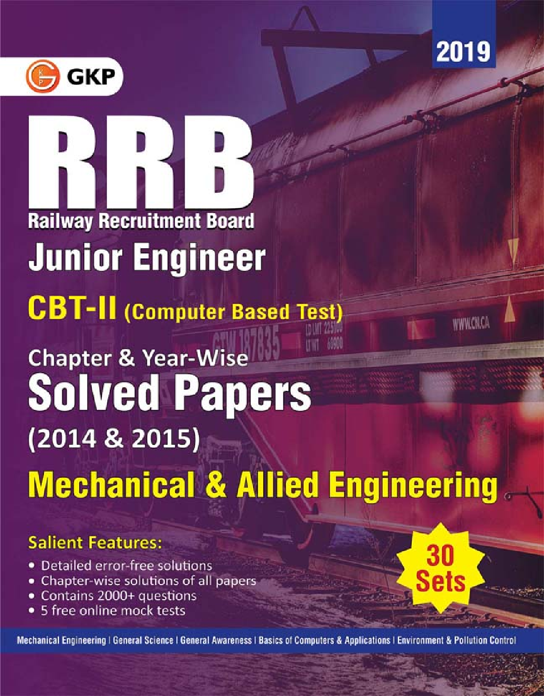 RRB 2019 - Junior Engineer CBT II 30 Sets : Chapter-Wise & Year-Wise Solved Papers (2014 & 2015) - Mechanical & Allied Engineering - Page 1