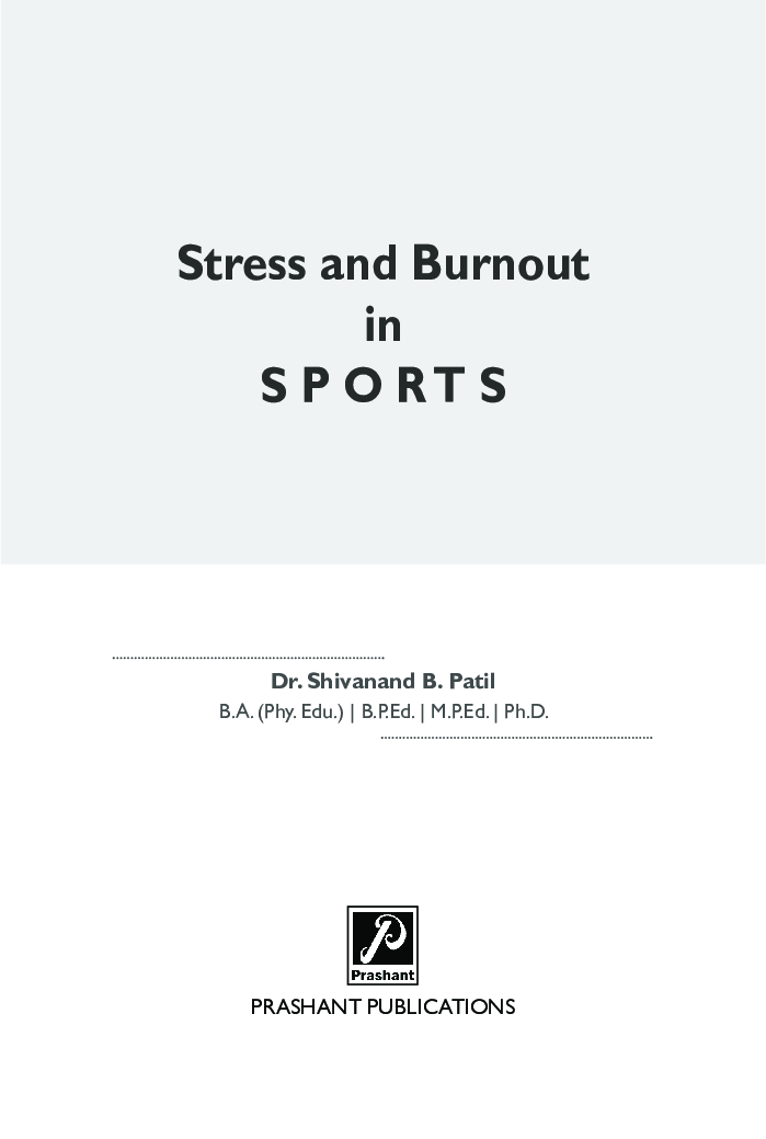 Stress And Burnout In Sports - Page 2