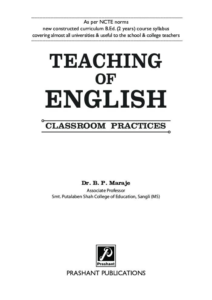 Teaching of English - Page 2