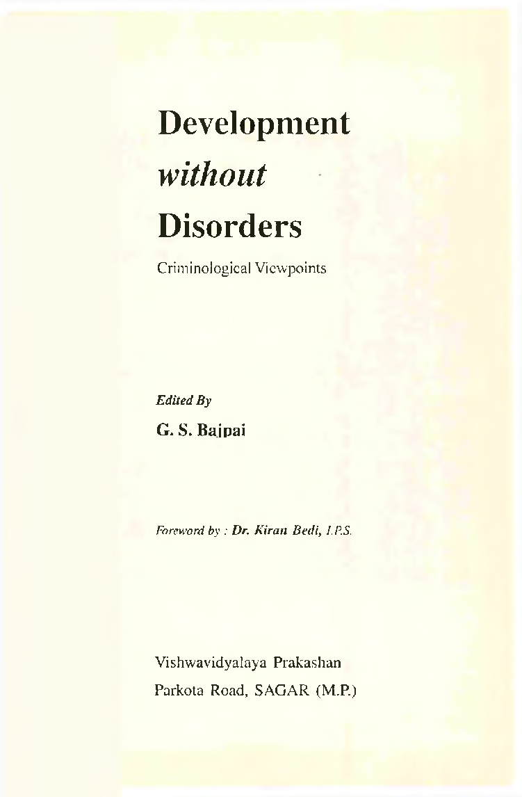 Development Without Disorders - Page 2