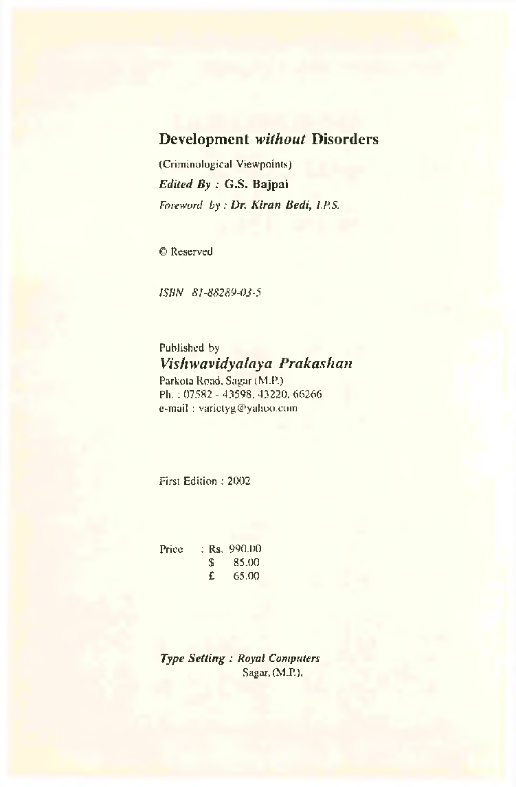 Development Without Disorders - Page 3