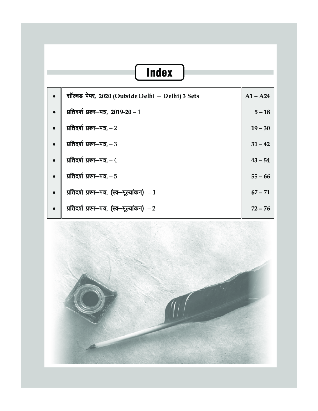 MCQs Of Hindi A For Class-10 - Page 4