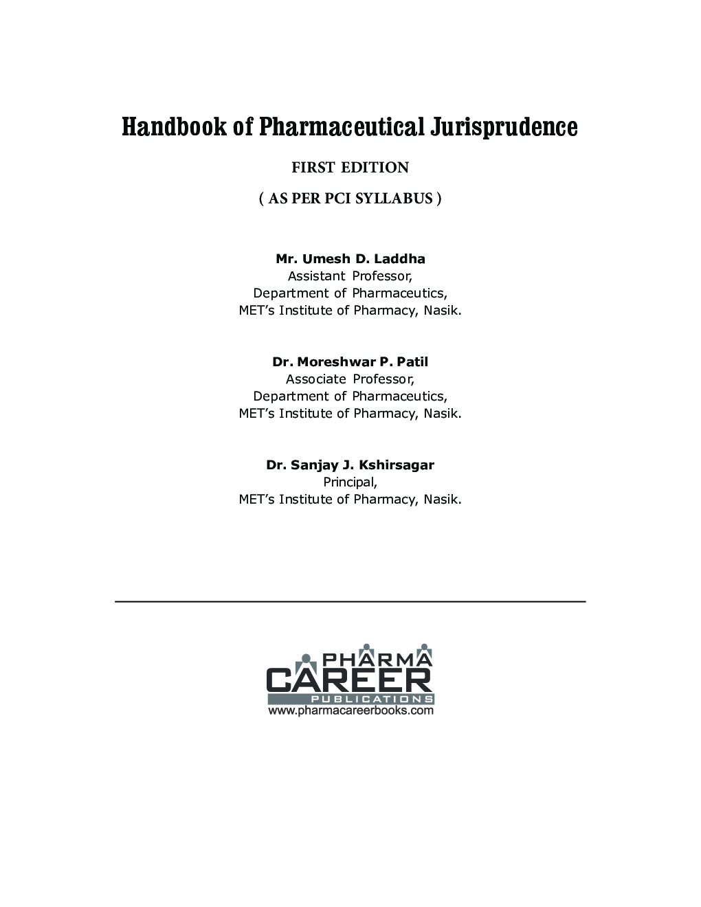 Handbook of Pharmaceutical Jurisprudence - Page 4