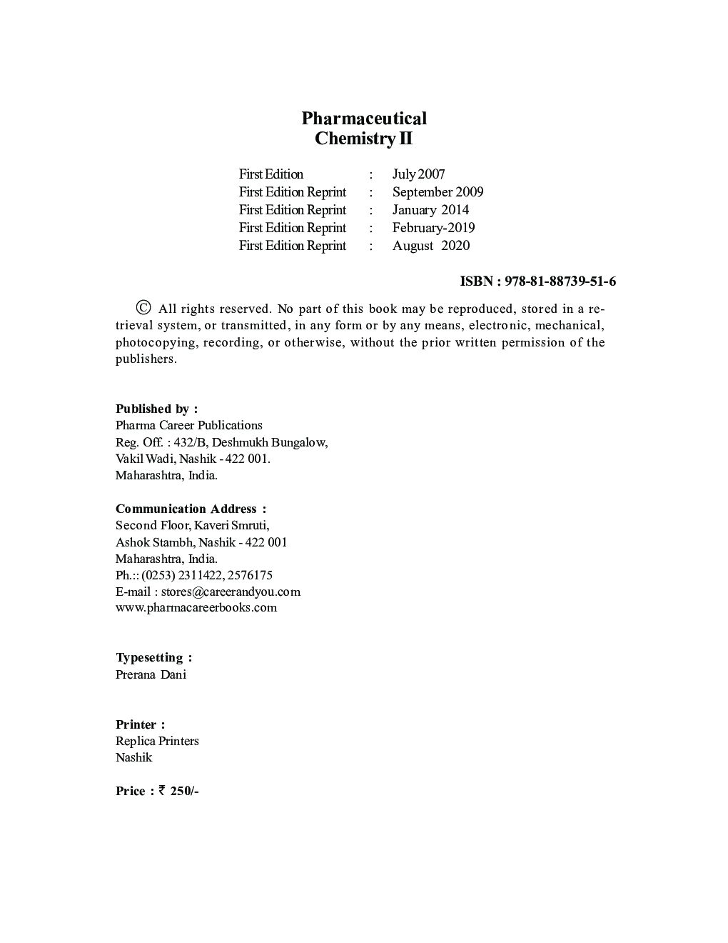 Pharmaceutical Chemistry-II (for D.Pharm) - Page 3