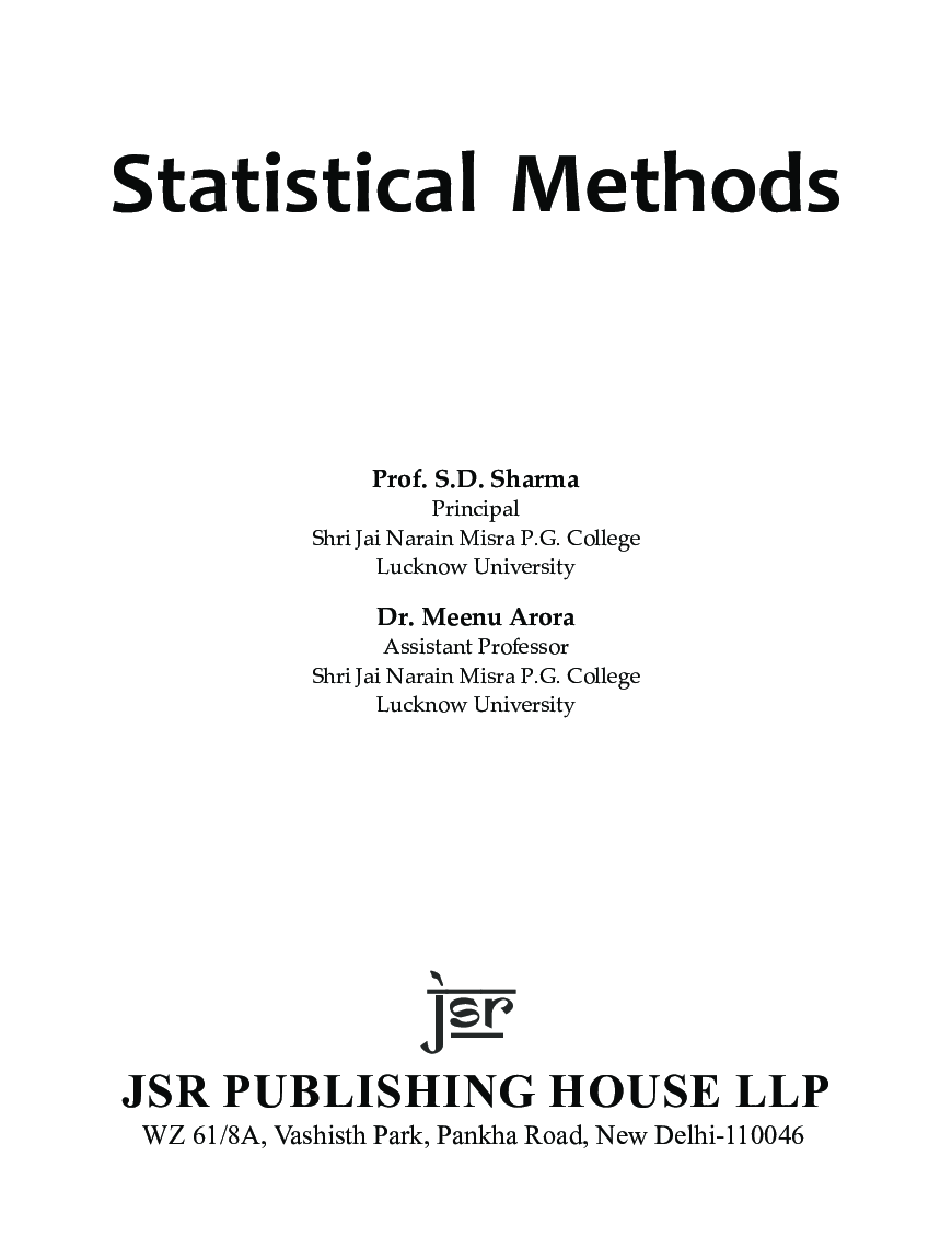 Statistical  Methods - Page 5