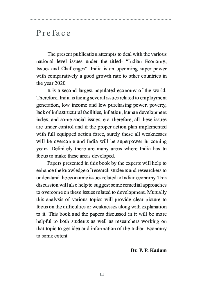 Indian Economy: Current Issues and Trends - Page 4