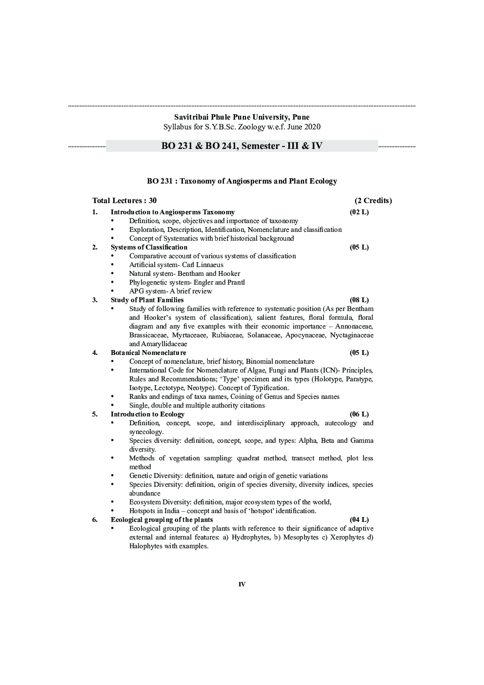 Taxonomy of Angiosperms and Plant Ecology , Plant Anatomy and Embryology (SPPU) - Page 5