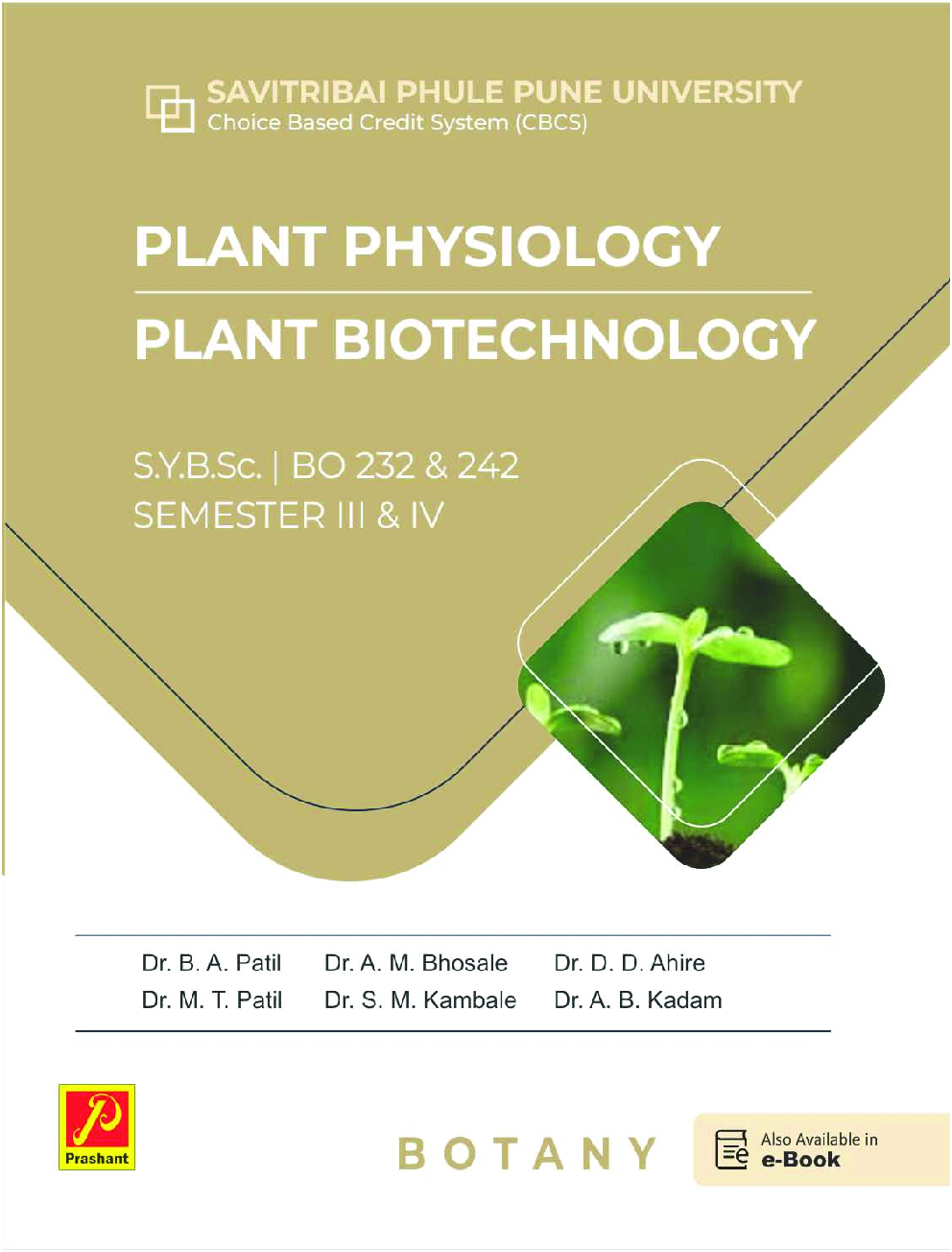 Plant Physiology, Plant Biotechnology  (SPPU) - Page 1