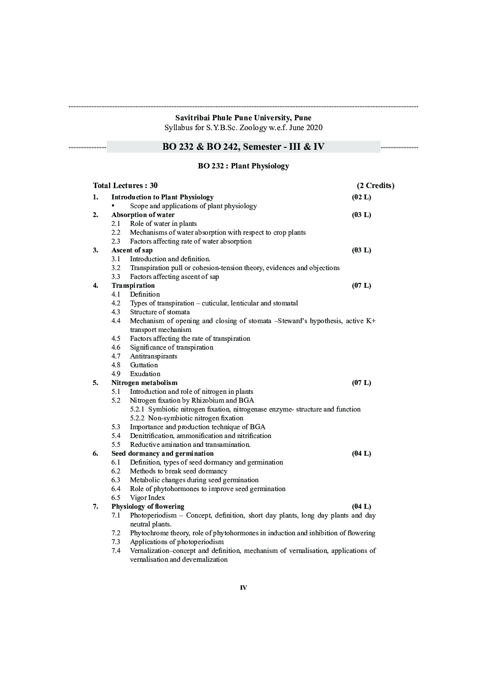 Plant Physiology, Plant Biotechnology  (SPPU) - Page 5