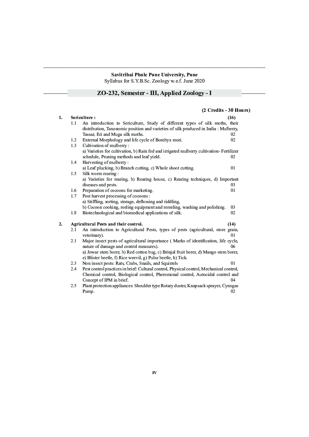 Applied Zoology - I (SPPU) - Page 5